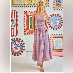 Hunter Bell Lighthouse Francie Gingham Dress